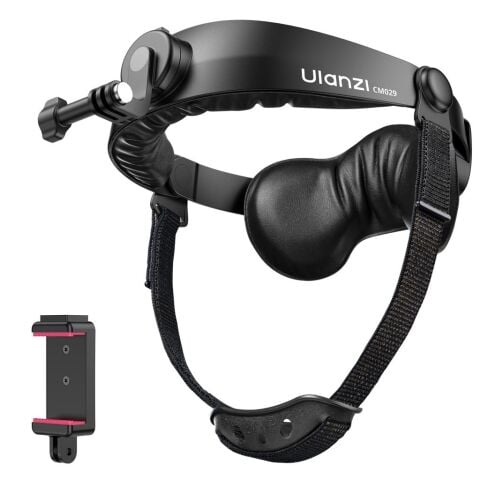 Ulanzi CM029 Ayarlanabilir Aksiyon Kamera ve Telefon Head Mount POV Çekim Sistemi - C098A