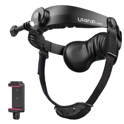 Ulanzi CM029 Ayarlanabilir Aksiyon Kamera ve Telefon Head Mount POV Çekim Sistemi - C098A