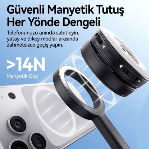 Ulanzi SK-21 180cm Manyetik Auto-Open Selfie Monopod Tripod Siyah - M103