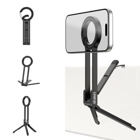 Ulanzi MA57 4 in 1 Manyetik Carabinerli Mini Telefon Tutucu Tripod Stand Siyah - S007