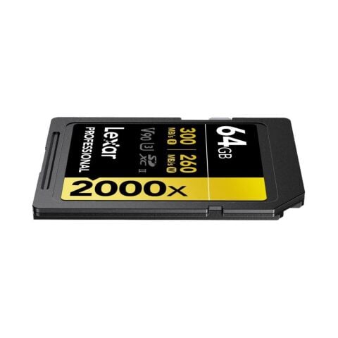 Lexar 64GB Professional 2000x 300MB/s SDXC UHS-II V90 Hafıza Kartı - LSD2000064G-BNNNU