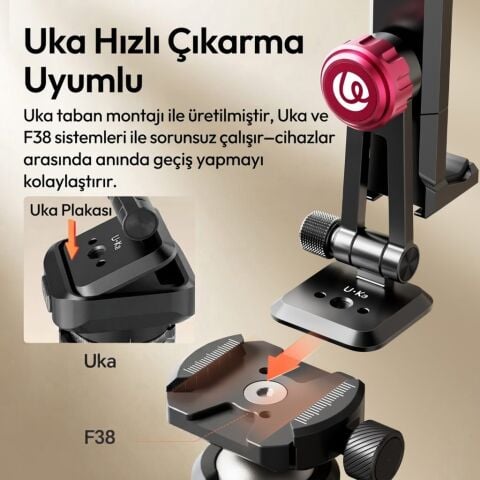 Ulanzi MA51 QuickClip 360 Derece Ayarlanabilir Telefon Tutucu - M064