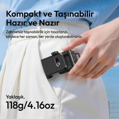 Ulanzi CO81 Çok Açılı Profesyonel Kamera Standı ve Masaüstü Tripod - C104