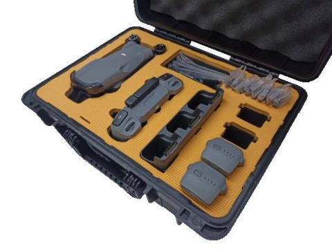 Clascase Dji Air 3 / Air 3S Fly More Combo Hardcase Drone Taşıma Çantası C021