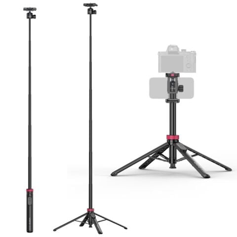 Ulanzi MT-44B 150cm 2 in 1 Otomatik Açılan 4 Ayaklı Selfie Monopod Tripod Siyah - S056