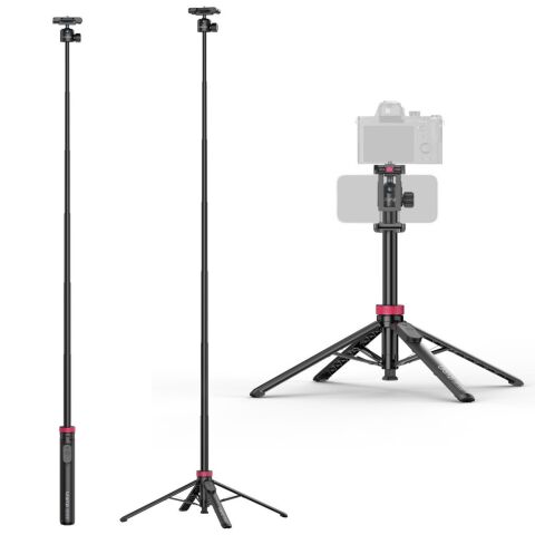Ulanzi MT-44B 150cm 2 in 1 Otomatik Açılan 4 Ayaklı Selfie Monopod Tripod Siyah - S056