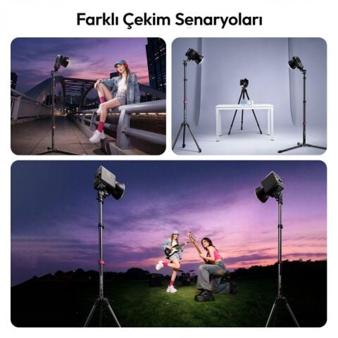 Ulanzi TT43 II 210cm Reversible 2 in 1 Işık Standı - S085
