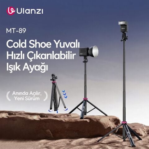 Ulanzi MT-89 200cm Quick Release 360 Panoramic Işık Standı Tripod - T082A