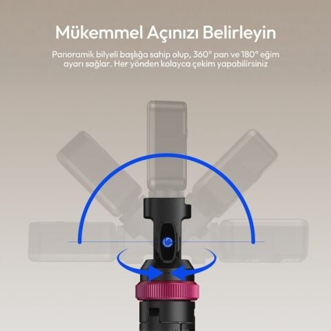 Ulanzi MT-89 200cm Quick Release 360 Panoramic Işık Standı Tripod - T082A