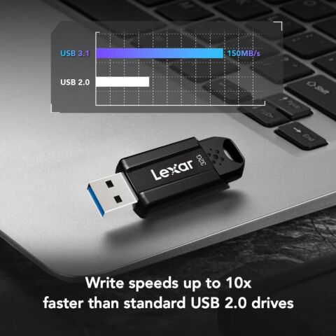 Lexar 32GB JumpDrive S80 USB 3.2 Gen 1 USB-A Flash Drive - LEXAR LJDS080032G-BNBAG