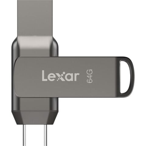 Lexar 64GB JumpDrive Dual Drive D400 USB 3.2 Gen 1 USB-C / USB-A - LJDD400064G-BNQNG