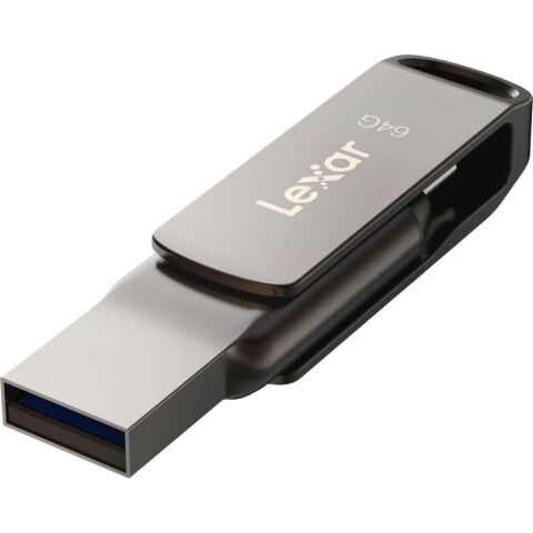 Lexar 64GB JumpDrive Dual Drive D400 USB 3.1 Gen 1 USB-C / USB-A - LJDD400064G-BNQNG