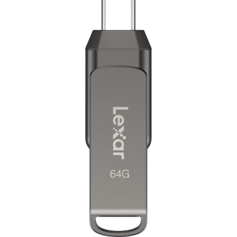 Lexar 64GB JumpDrive Dual Drive D400 USB 3.1 Gen 1 USB-C / USB-A - LJDD400064G-BNQNG