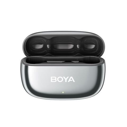 BOYA Mini 2 AI Kablosuz Yaka Mikrofonu Type-C Luna Silver - SKU02S