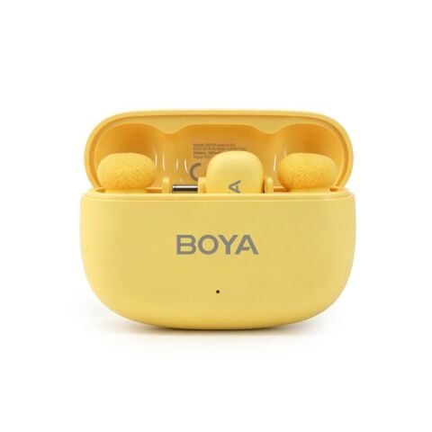 BOYA Mini 2 AI Kablosuz Yaka Mikrofonu Type-C Sarı - SKU02Y