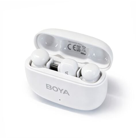 BOYA Mini 2 AI Kablosuz Yaka Mikrofonu Type-C Beyaz - SKU02W