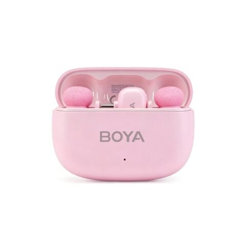BOYA Mini 2 AI Kablosuz Yaka Mikrofonu Type-C Pembe - SKU02P