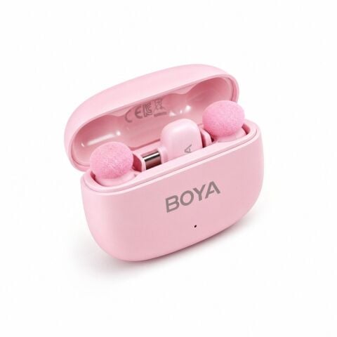 BOYA Mini 2 AI Kablosuz Yaka Mikrofonu Type-C Pembe - SKU02P