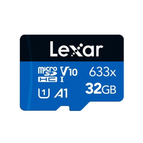 Lexar 32GB 633x 100 Mb/s MicroSDHC Hafıza Kartı SD Adaptörlü