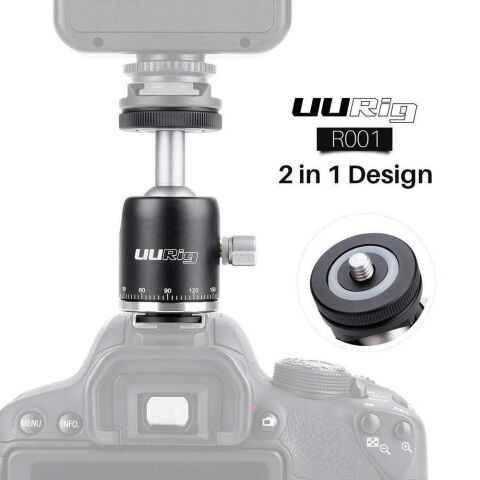 UURig R001 Top Kafa (Ball Head) Tripod Kafa