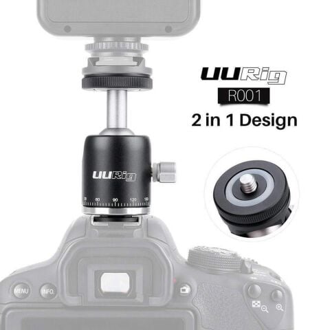 UURig R001 Top Kafa (Ball Head) Tripod Kafa