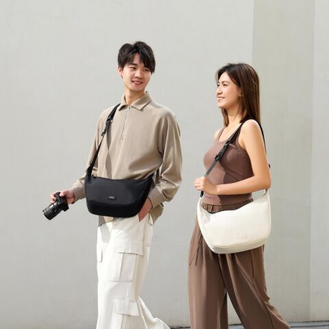 Ulanzi Halfmoon Crossbody Kamera Omuz Çantası Siyah - B161