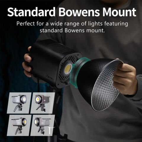 Ulanzi HT002 7 inç Standart Bowens Tipi Işık Reflektör ve Difüzör - L008