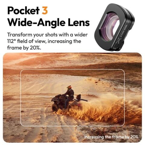 Ulanzi F35 Pocket 3 Uyumlu 112° Geniş Açı Lens - C051